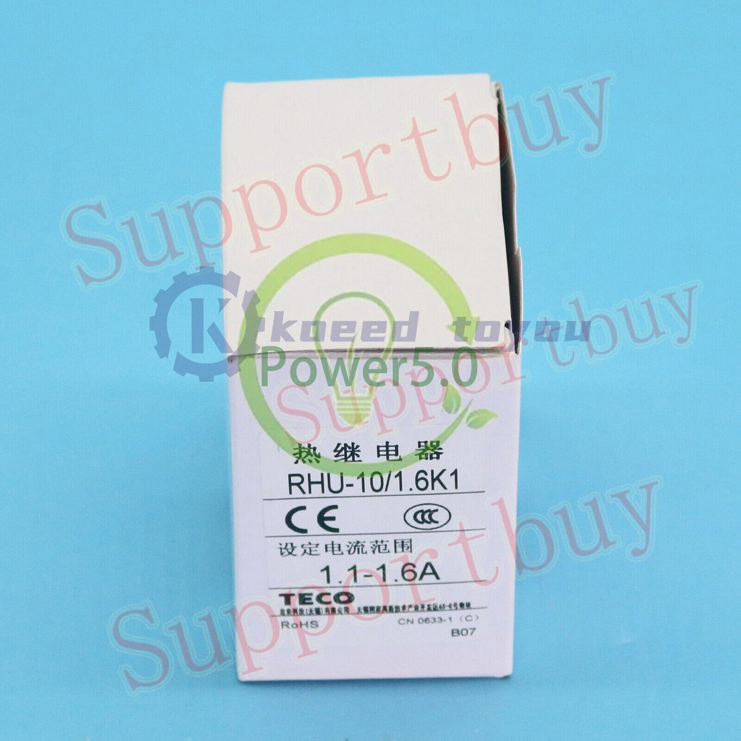 RHU-10/1.6K1 1.1-1.6A For TECO Thermal Overload Relay Free Shipping~
