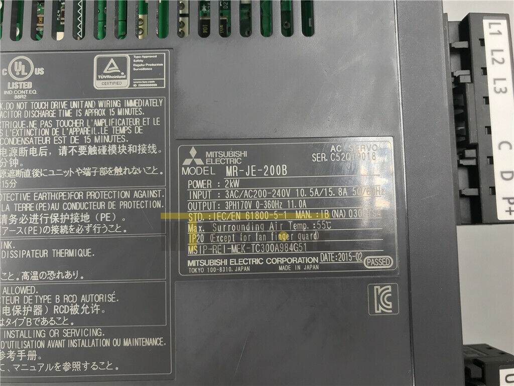 new 1pcs Mitsubishi MR-JE-200B Fast Ship - MITSUBISHI