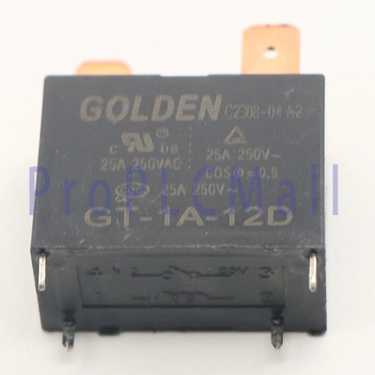 10PCS GOLDEN GT-1A-12D 12VDC Power Relay 4Pins 20A 250VAC~