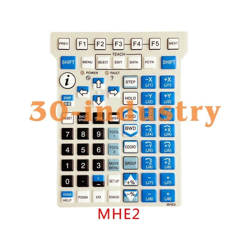 Membrane Keypad for FANUC A05B-2255-C101#EGN MHE2 Teach Pendant - FANUC