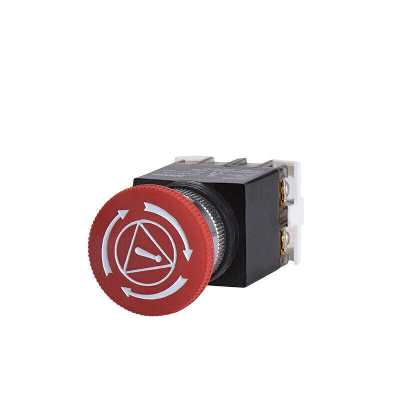 Metal emergency stop button switch B25-81A B30-81A 24K gold-plated contacts