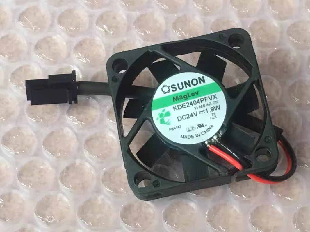 SUNON KDE2404PFVX 4010 DC24V 1.9W 4CM 2-Pin Silent Cooling Fan