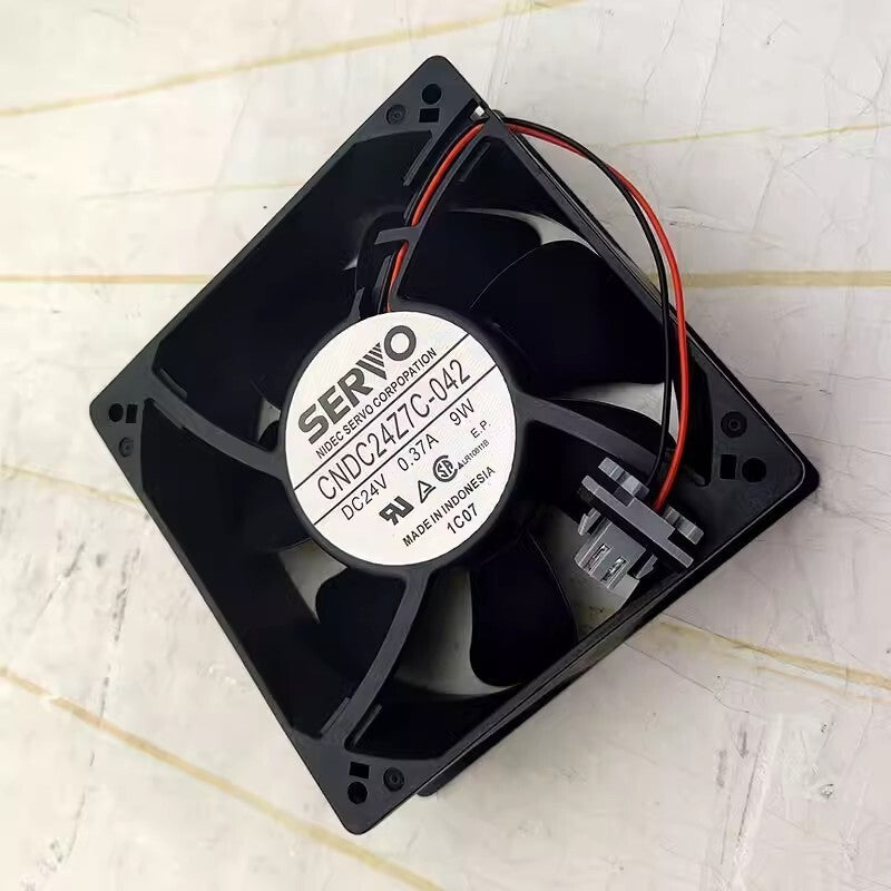 SERVO CNDC24Z7C-042 DC24V 0.37A 9W 2-Pin Inverter Cooling Fan