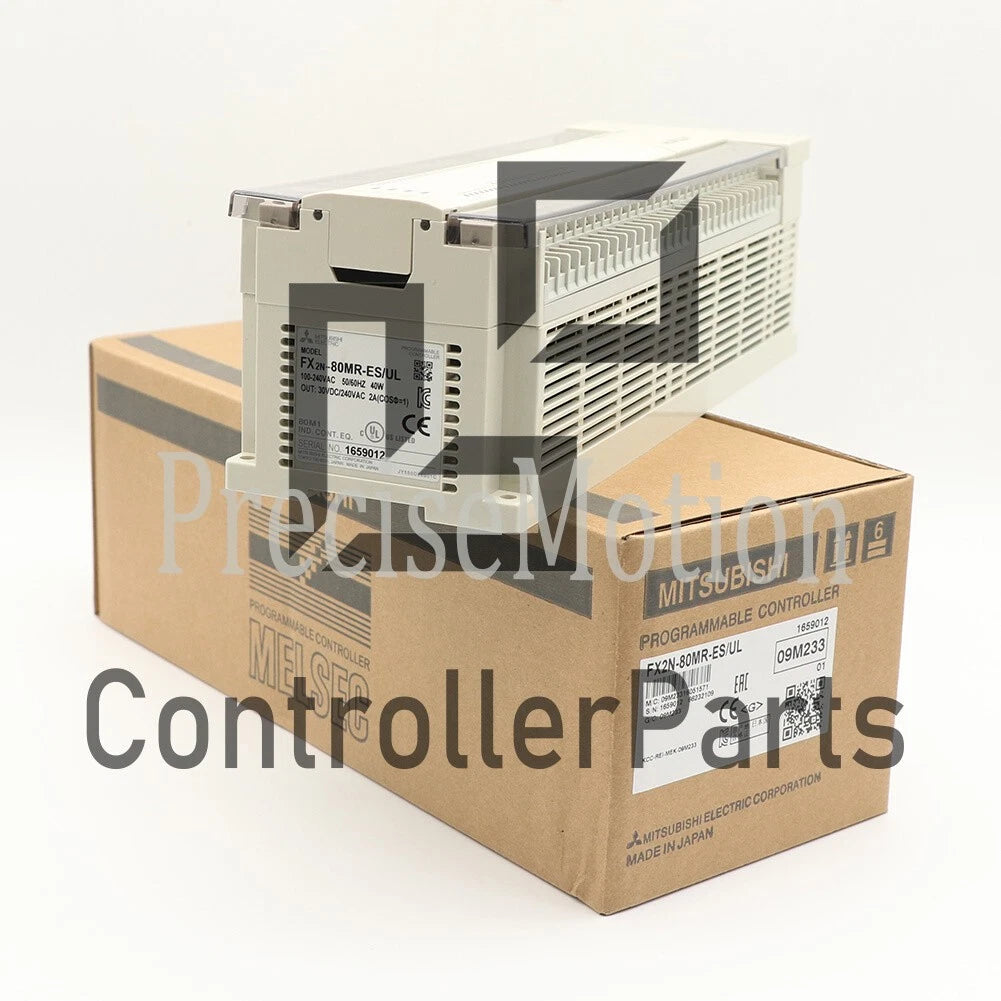 1PCS Mitsubishi Melsec PLC FX2N-80MR-ES/UL