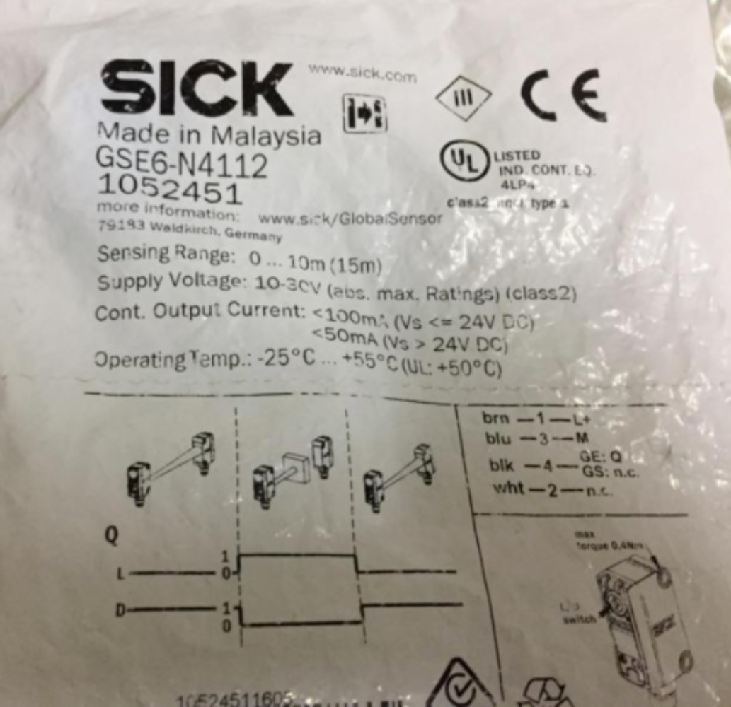 new SICK GSE6-N4112 Sensor One GSE6N4112 - SICK