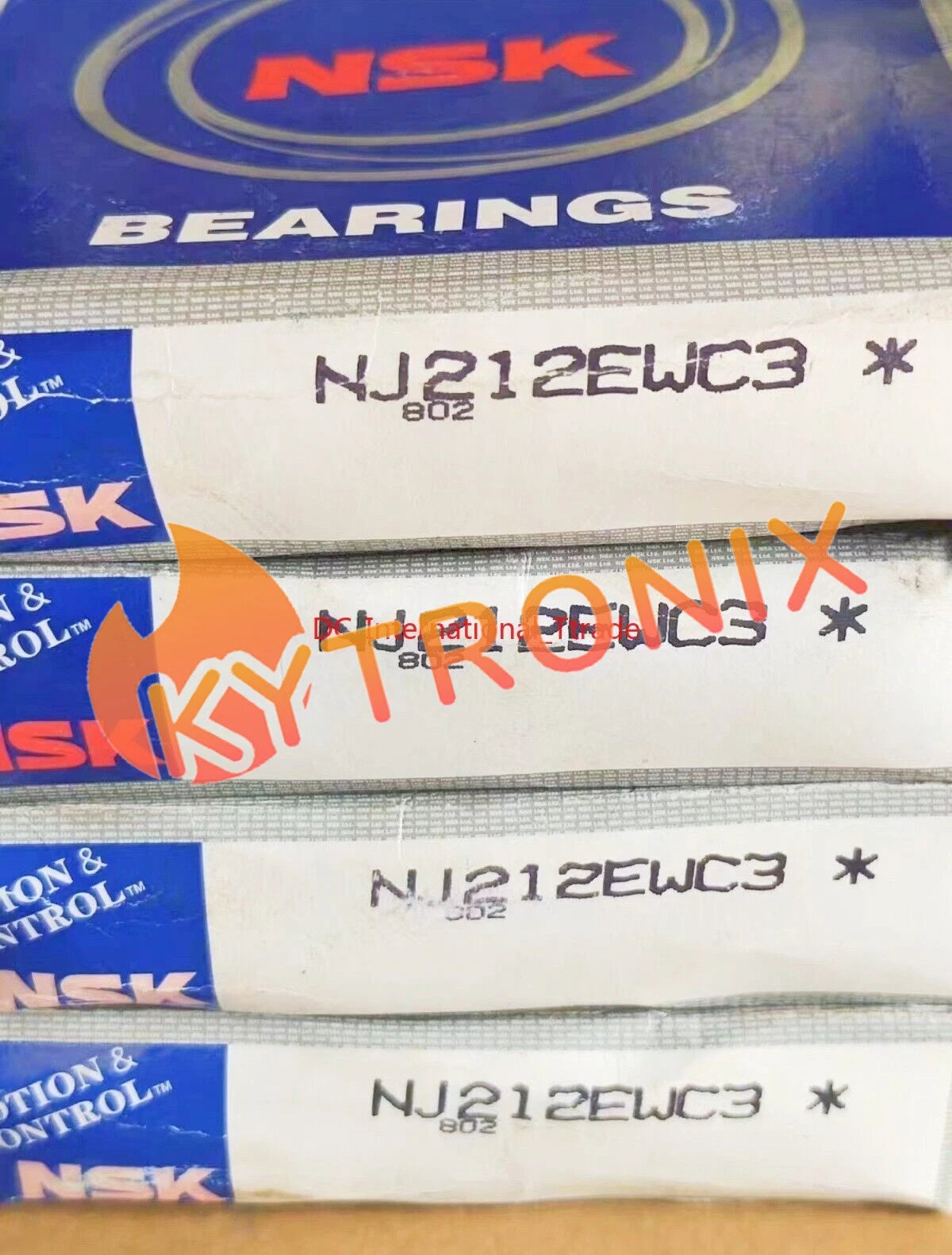 NSK NJ212EWC3 Cylindrical Roller Bearing 1PCS