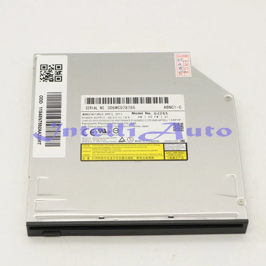 1PCS UJ265 Slot Load Blu-ray Burner Player 12.7mm SATA Optical Disc Drive