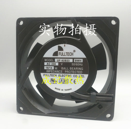 1pcs FULLTECH UF92B23 BWH AC230 16/14W 92*92*25mm cooling fan