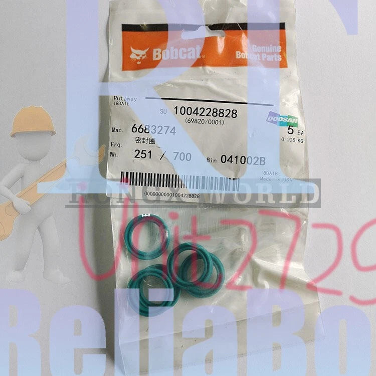 Main Valve Spool Rod Seal for Bobcat Skid Steer 751 753 763 773 7753
