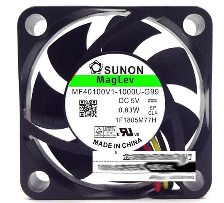 used SUNON 4CM MF40100V1 5V 0.83W cooling fan - SUNON