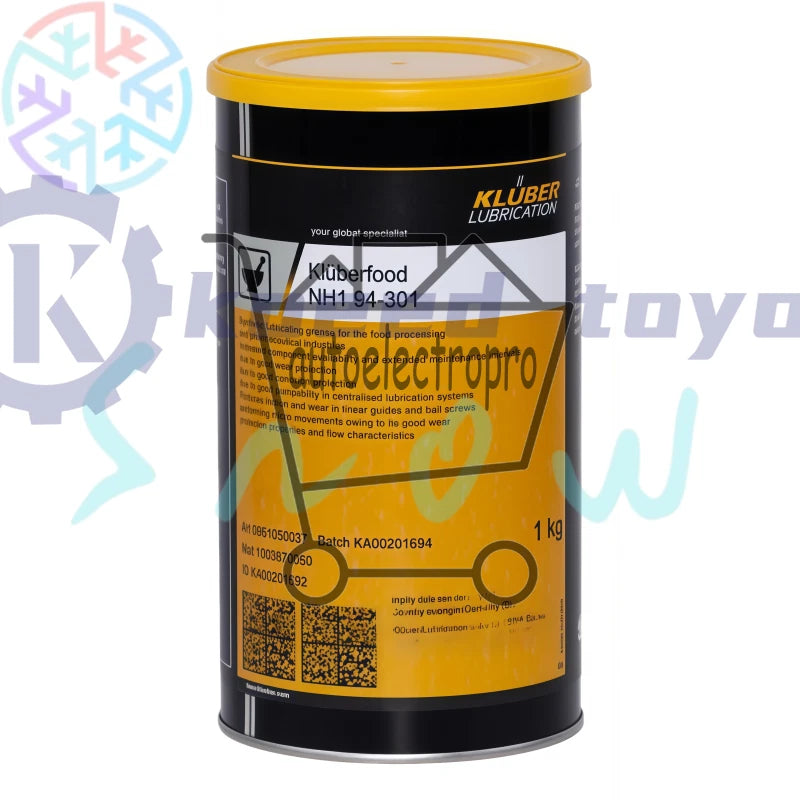 1Pcs KLUBER Lubrication Kluberfood NH1 94-301 Grease 1Kg Free shipping