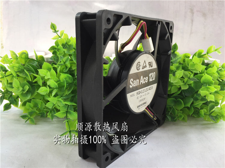 San Ace 120 9GH1212C403 12V 0.21A 12CM 12025 3-wire cooling fan