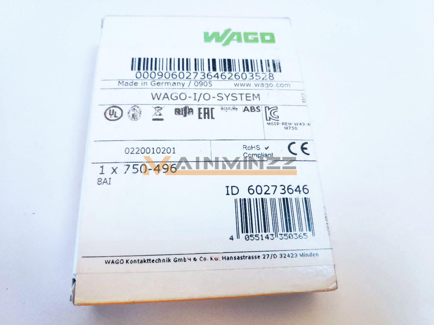 ONE WAGO 750496 - Analog PLC Module - WAGO