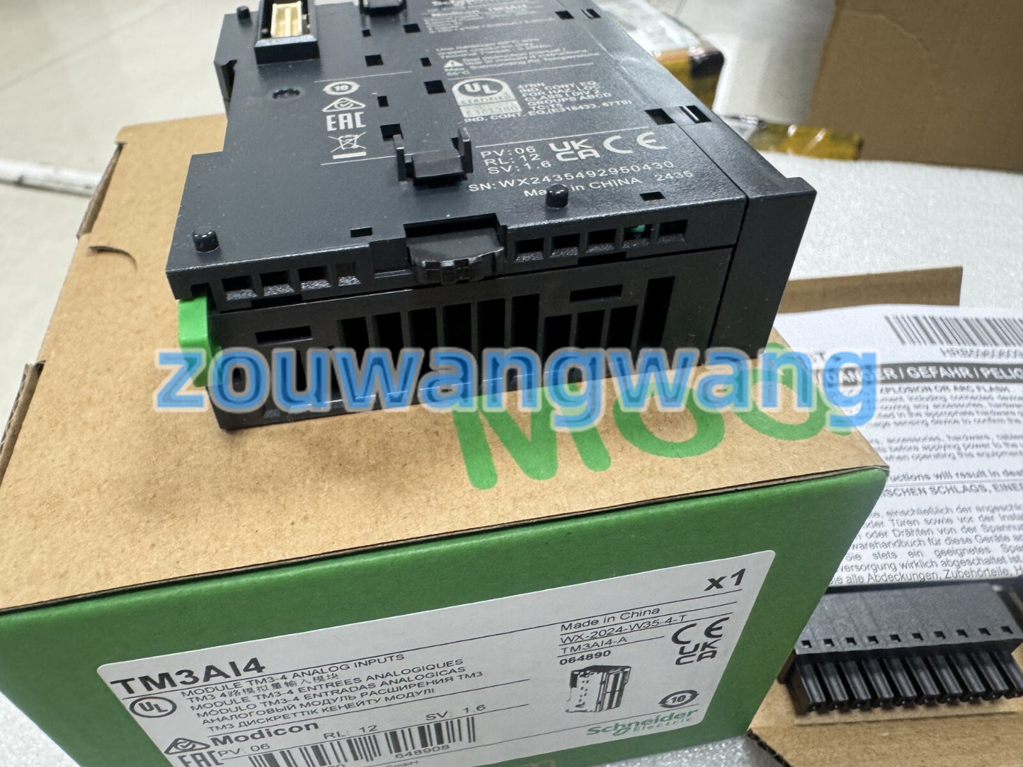 new TM3AI4 module controller, of TM3AI4
