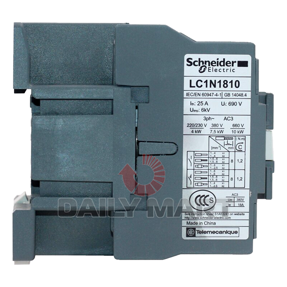 new In Box SCHNEIDER LC1N1810B5N AC Contactor - SCHNEIDER