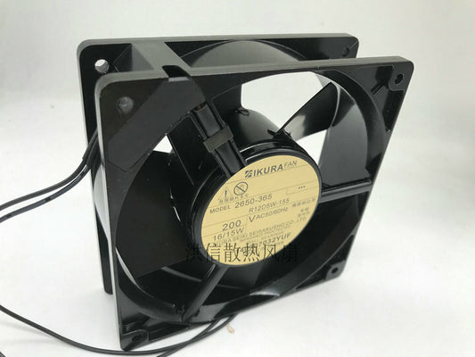 1pcs KURA 2650-365 R12D5W-155 220VAC 50/60Hz 16/15W high temperature fan