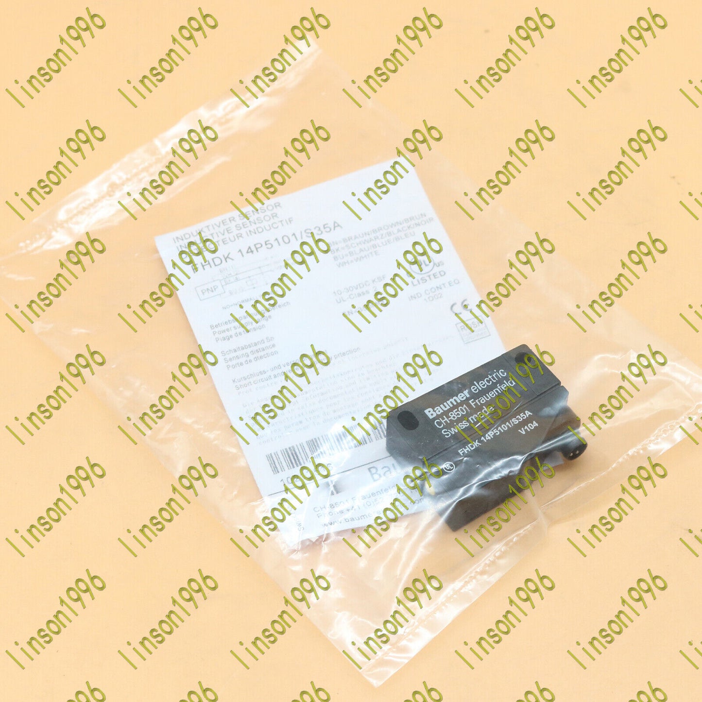 Baumer FHDK 14P5101/S35A Photoelectric Sensor - BAUMER