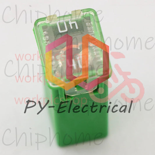 5PCS 0495040 Littelfuse 495 Square Car Fuse 40A 32V JCASE Cartridge Fuse