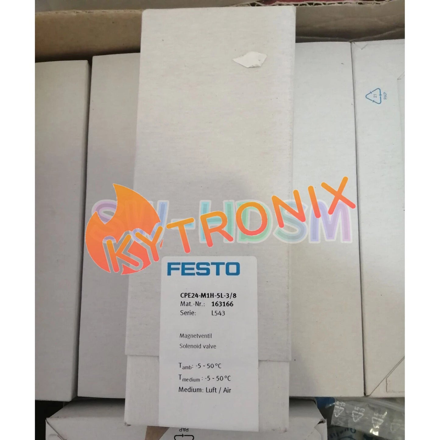 1PCS Festo CPE24-M1H-5L-3/8 163166 Solenoid Valve Freight Free