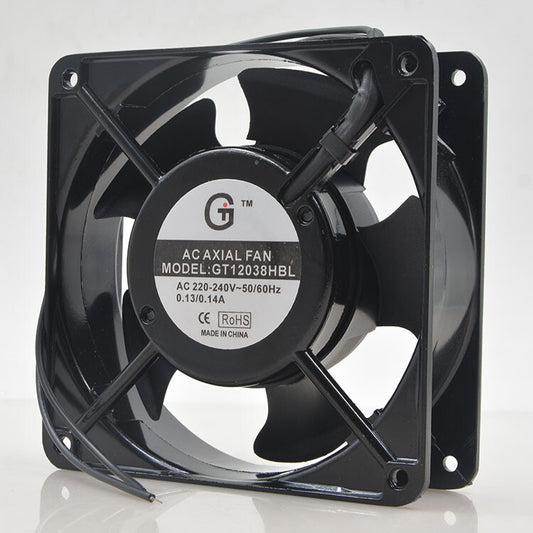 1pcs GT GT12038HBL 12cm 220v 0.14A 12038 cabinet axial fan