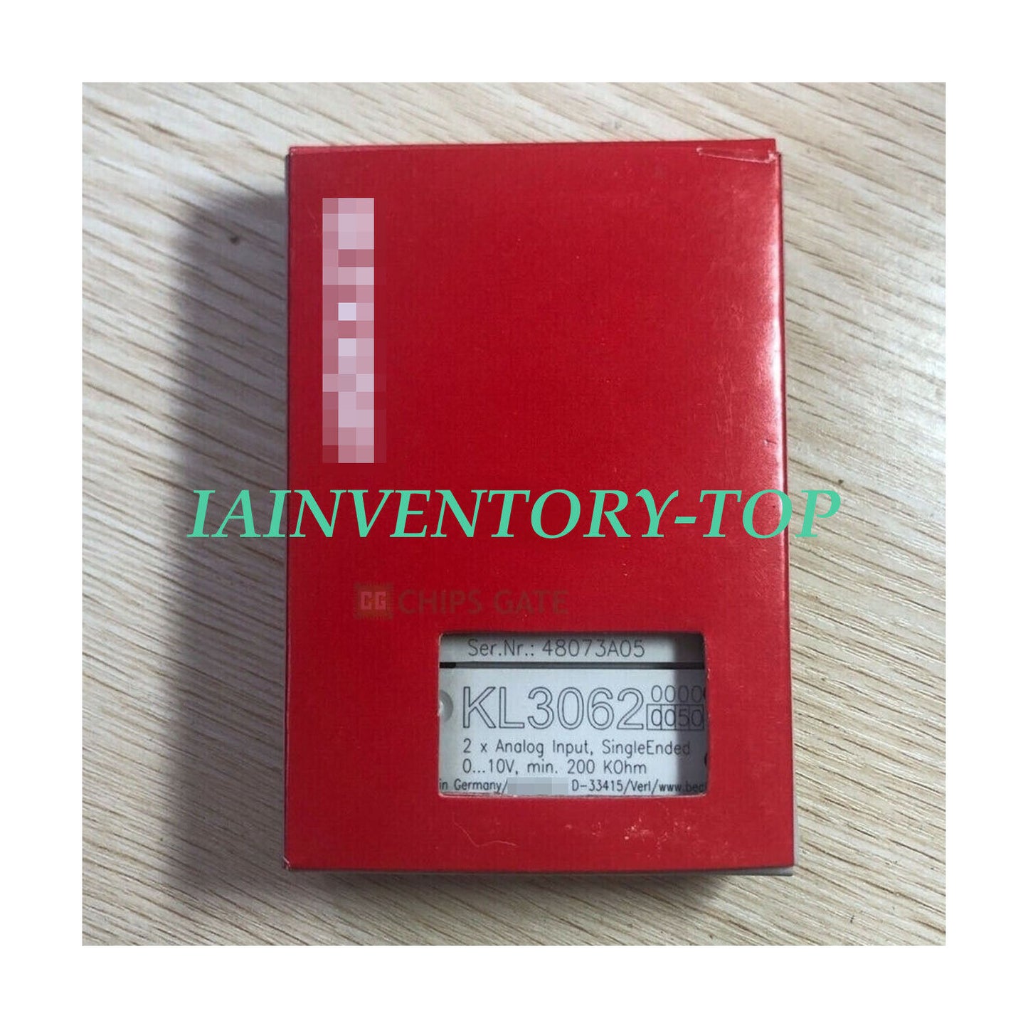 Beckhoff KL3062 PLC Module - New In Box Factory Sealed - BECKHOFF