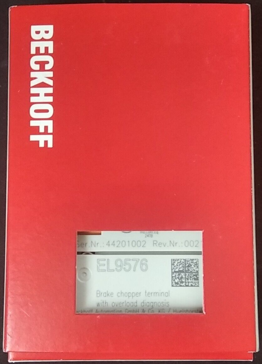 new 1PC BECKHOFF EL9576 PLC In Box ping EL 9576 - BECKHOFF
