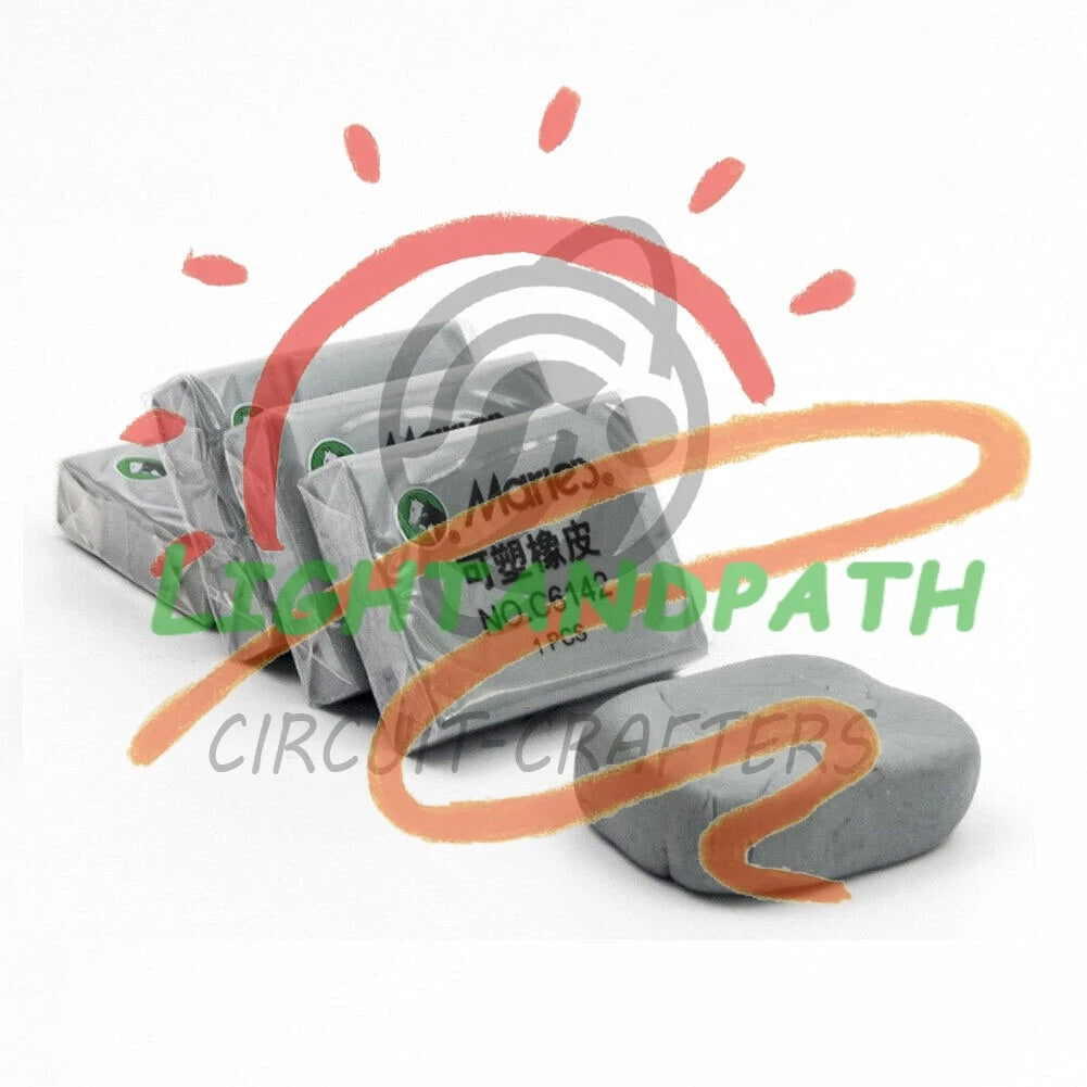 1PCS Marie's Soft Rubber Eraser Adhesive Kneadable Cleaning 4.5*3.5*0.9cm
