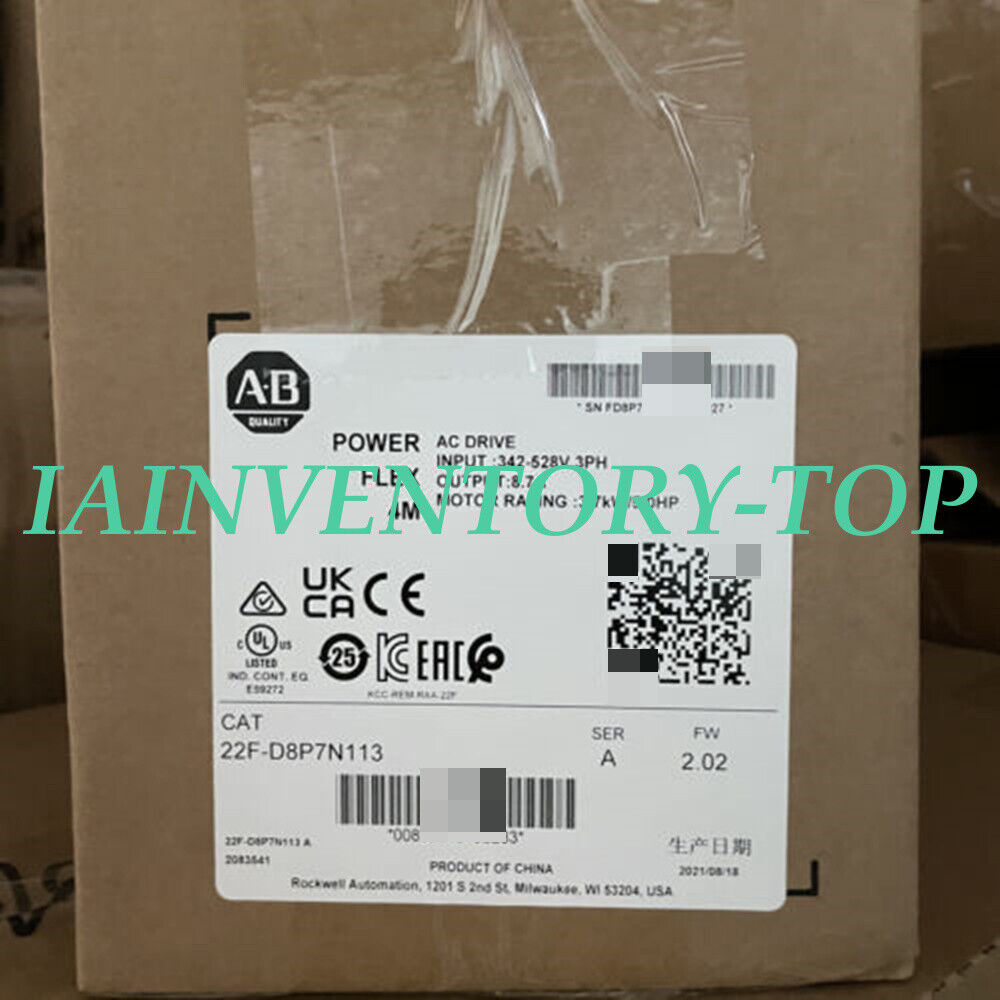 New Sealed ALLEN BRADLEY 22F-D8P7N113 22FD8P7N113 SHIP Model: 22F-D8P7N113 - ALLEN BRADLEY