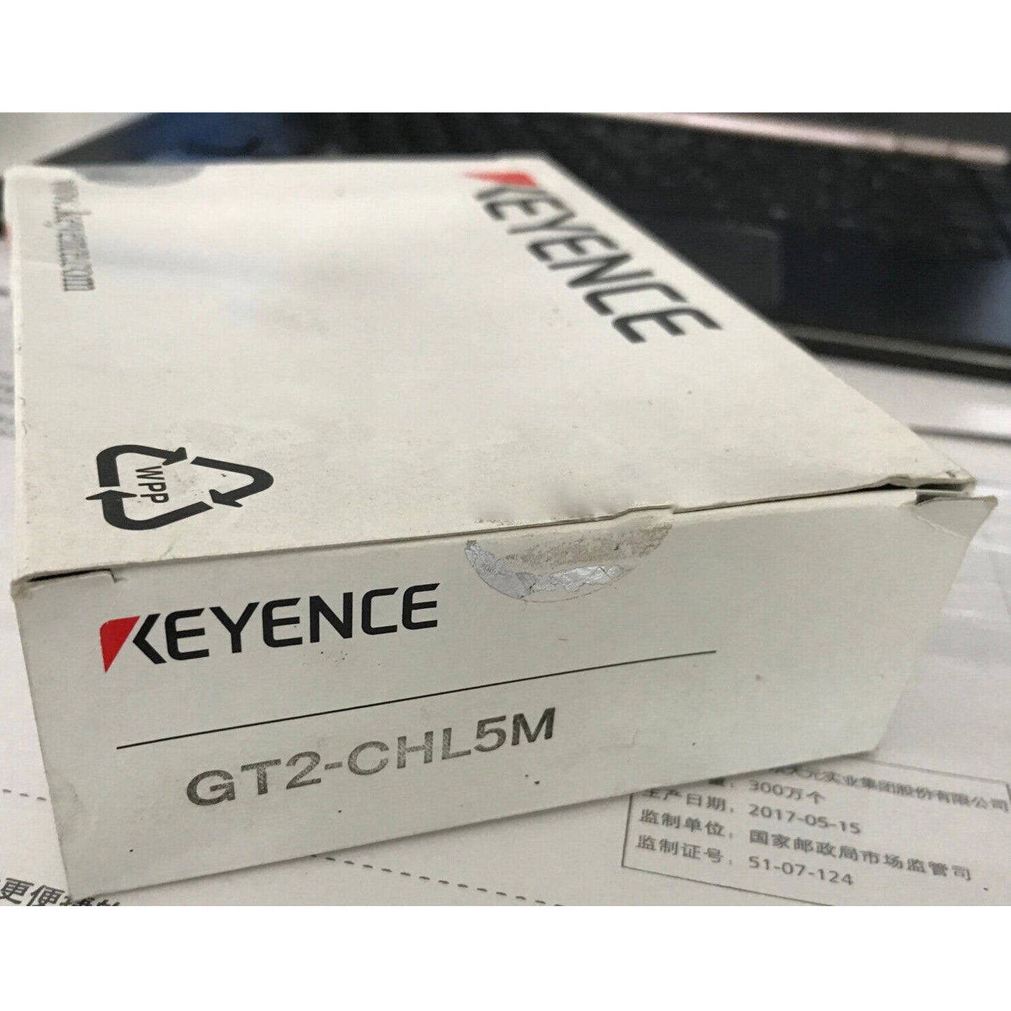 Keyence GT2-CHL5M Contact Sensor Cable - KEYENCE