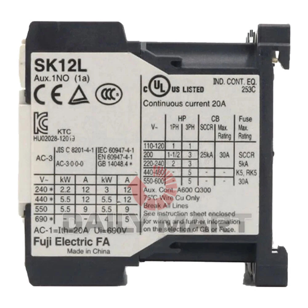 FUJI SK12L-E10 Contactor DC24V