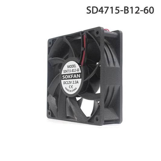 SOKFAN SD4715-B12-60 12038 12V 2.3A DC Cooling Fan for Inverter