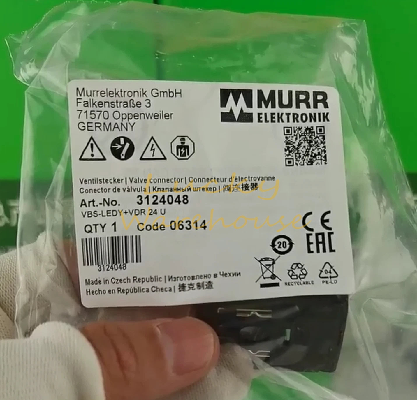 1PC Murr 3124048 24V Interference Suppressor