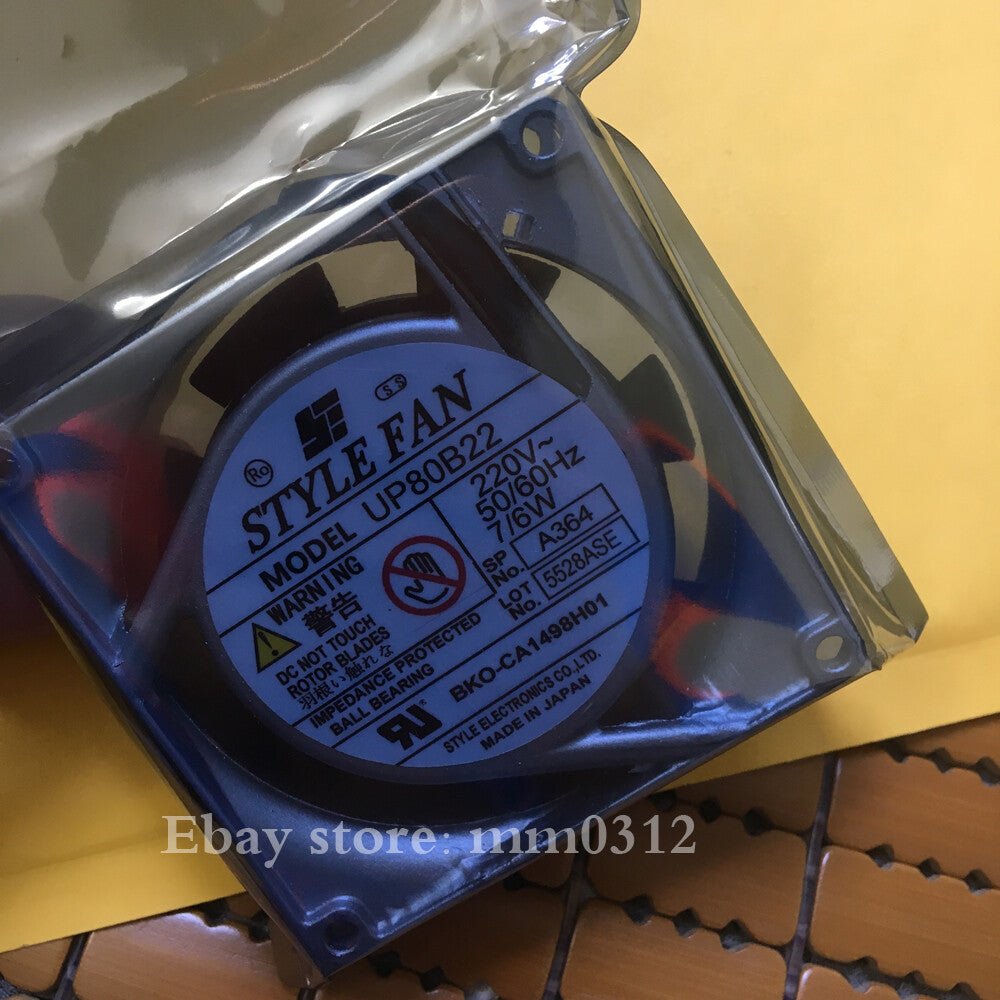 1pcs STYLE FAN UP80B22 AC220V 7/6W 50/60HZ 8025 8cm aluminum frame AC fan