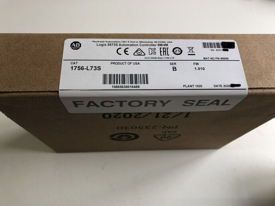 GuardLogix Controller AB 1756-L73S 1PC - GUARDLOGIX