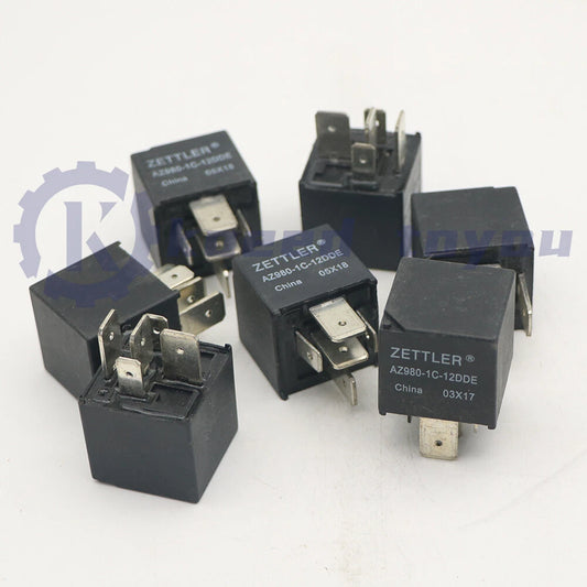 10PC For ZETTLER AZ980-1C-12DDE 12VDC Power Relay 5Pins Same as ZZ1413-3-R