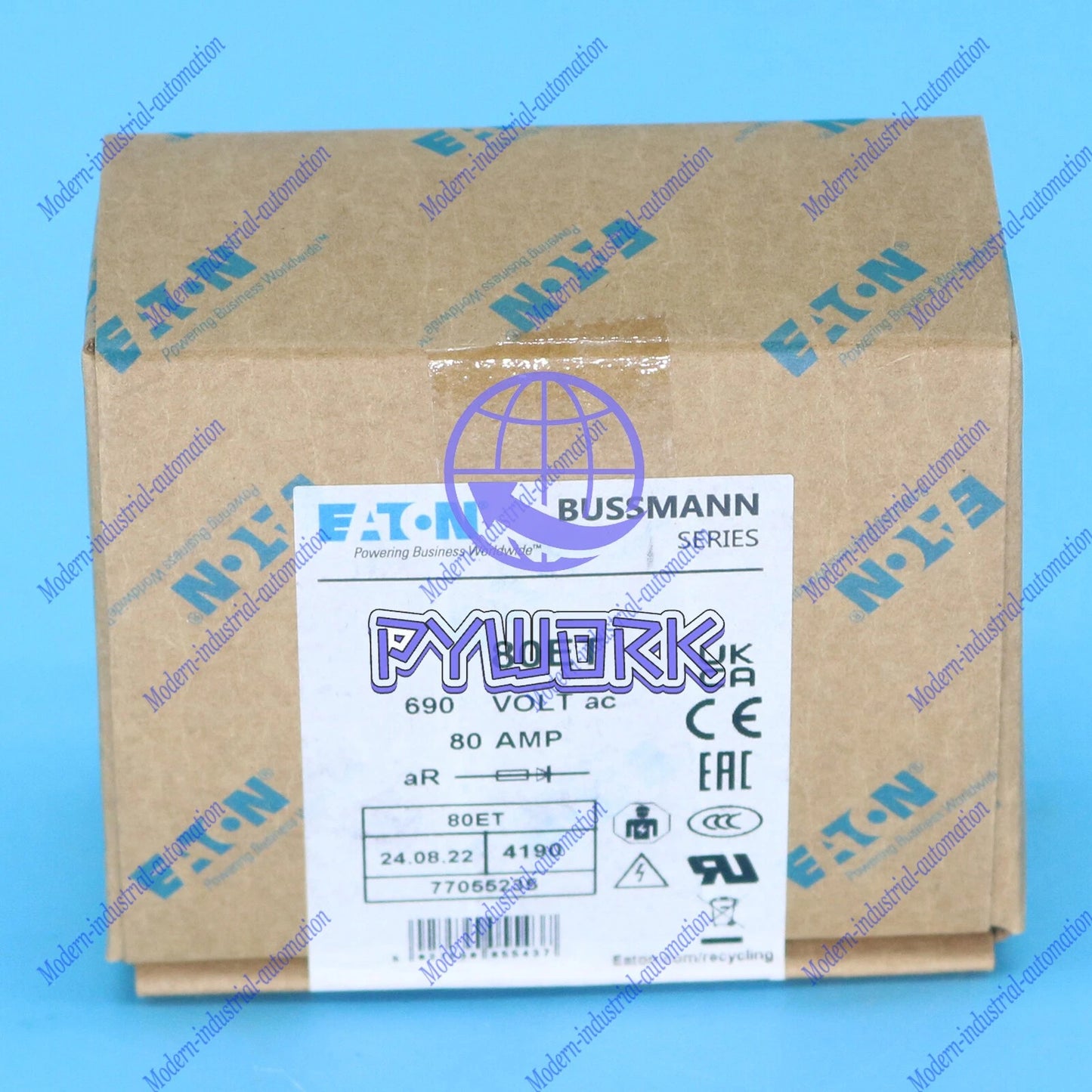 10PC Fuse Bussmann EATON BS88:4 80ET 80A 690V FREE SHIPPING #YP1