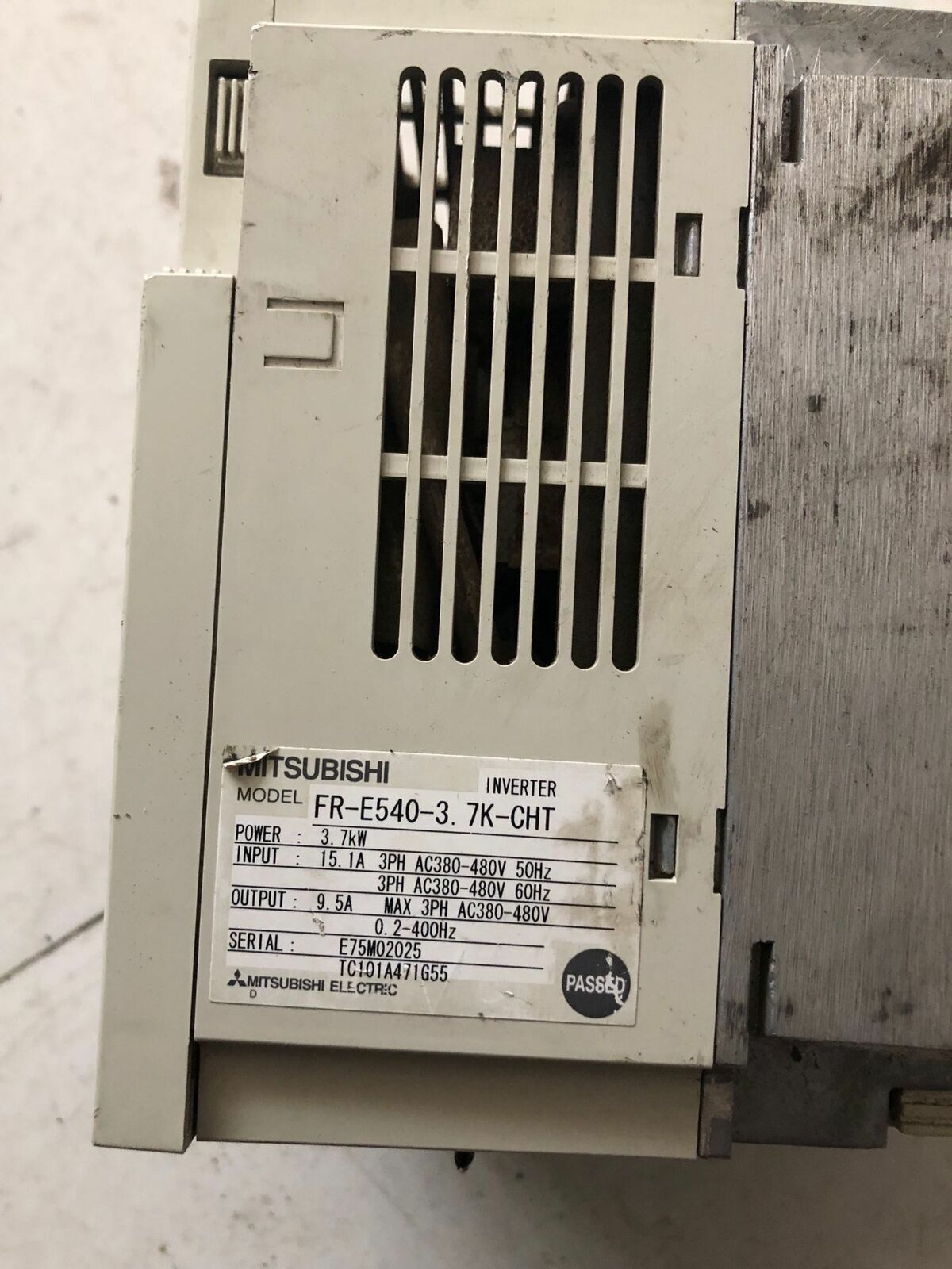Used Mitsubishi Inverter FR-E540-3.7K-CHT 3.7KW 380V Inverter - MITSUBISHI