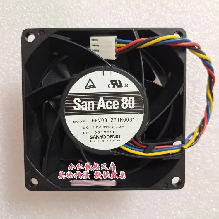 SanAce 9HV0812P1H6031 8038 12V 3.0A 8CM Super High Speed Cooling Fan