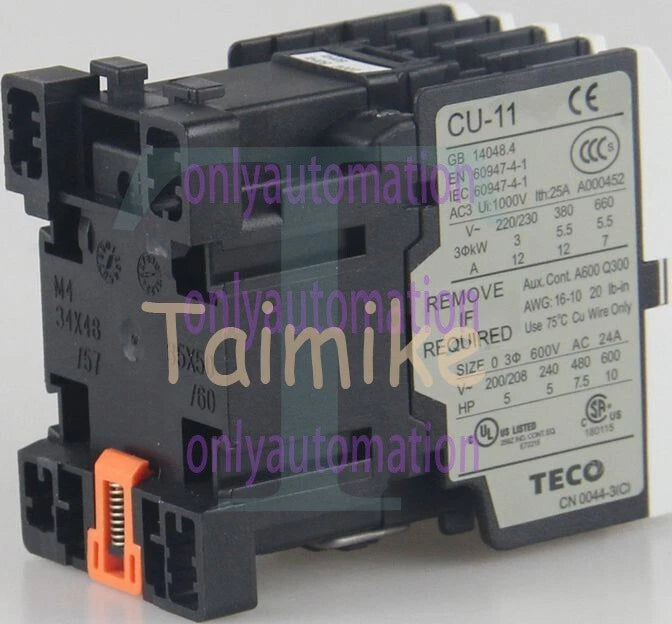 CU-11 CU 11 3A1a 220VAC TECO AC Contactor free shipping