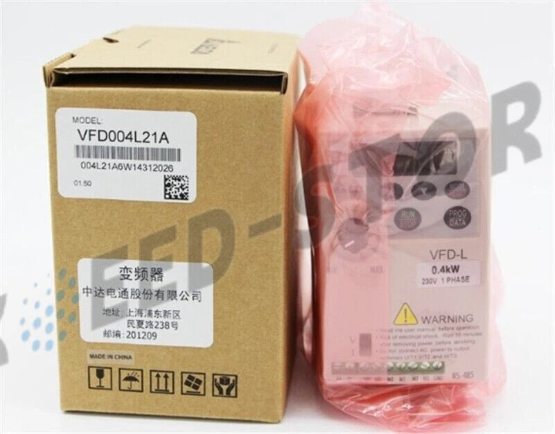 1Pc Delta Inverter VFD004L21A 0.4KW 220V