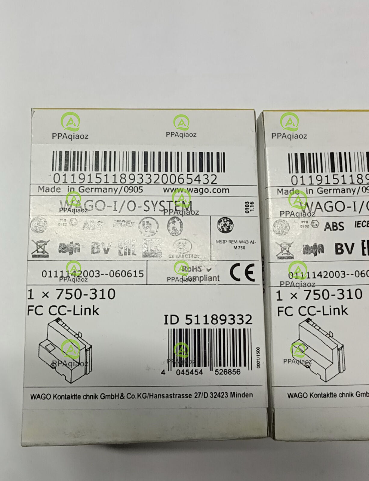 WAGO 1PC PLC Module 750-310 - WAGO