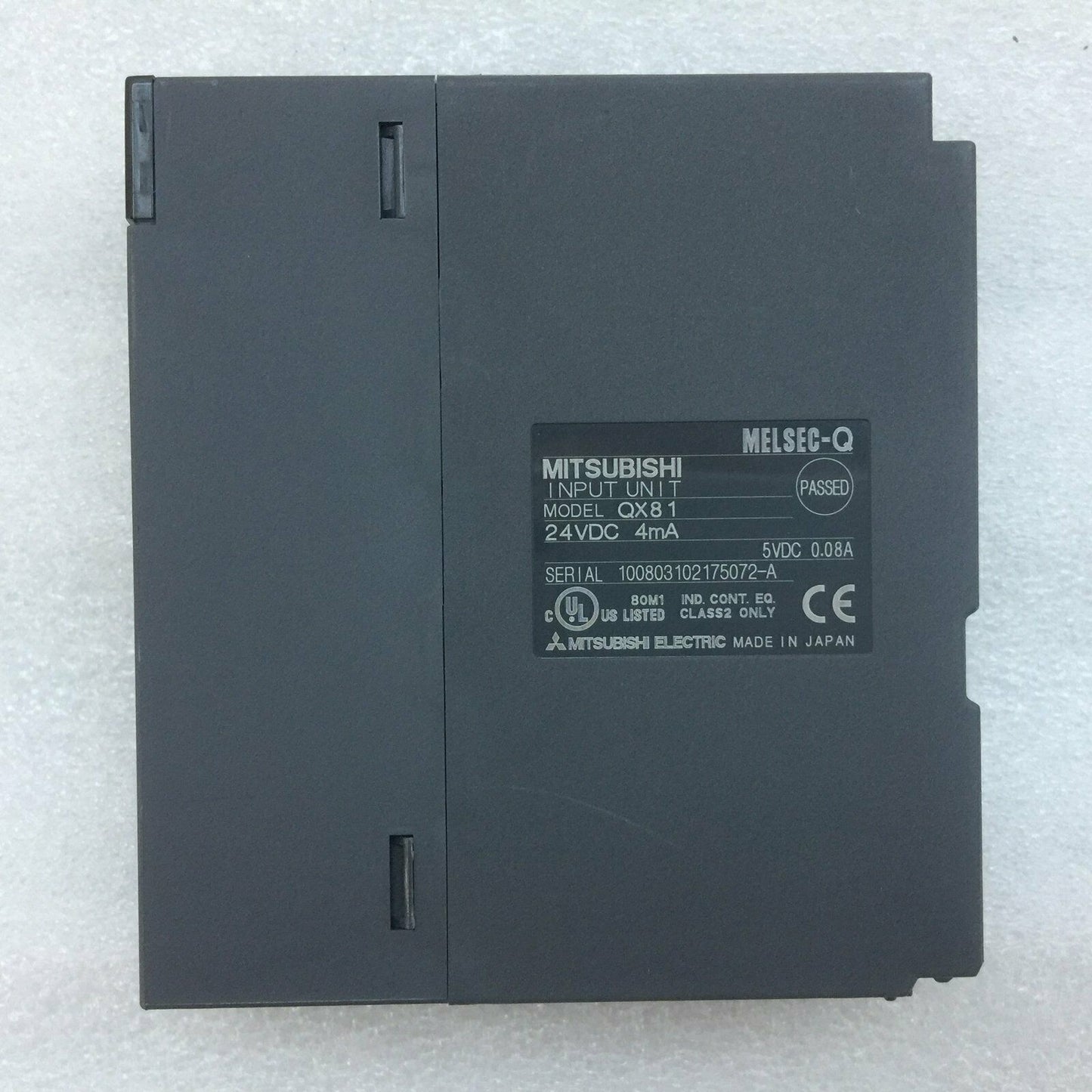 Mitsubishi ONE Input Module PLC 24VDC QX81 Tested Good Condition - MITSUBISHI