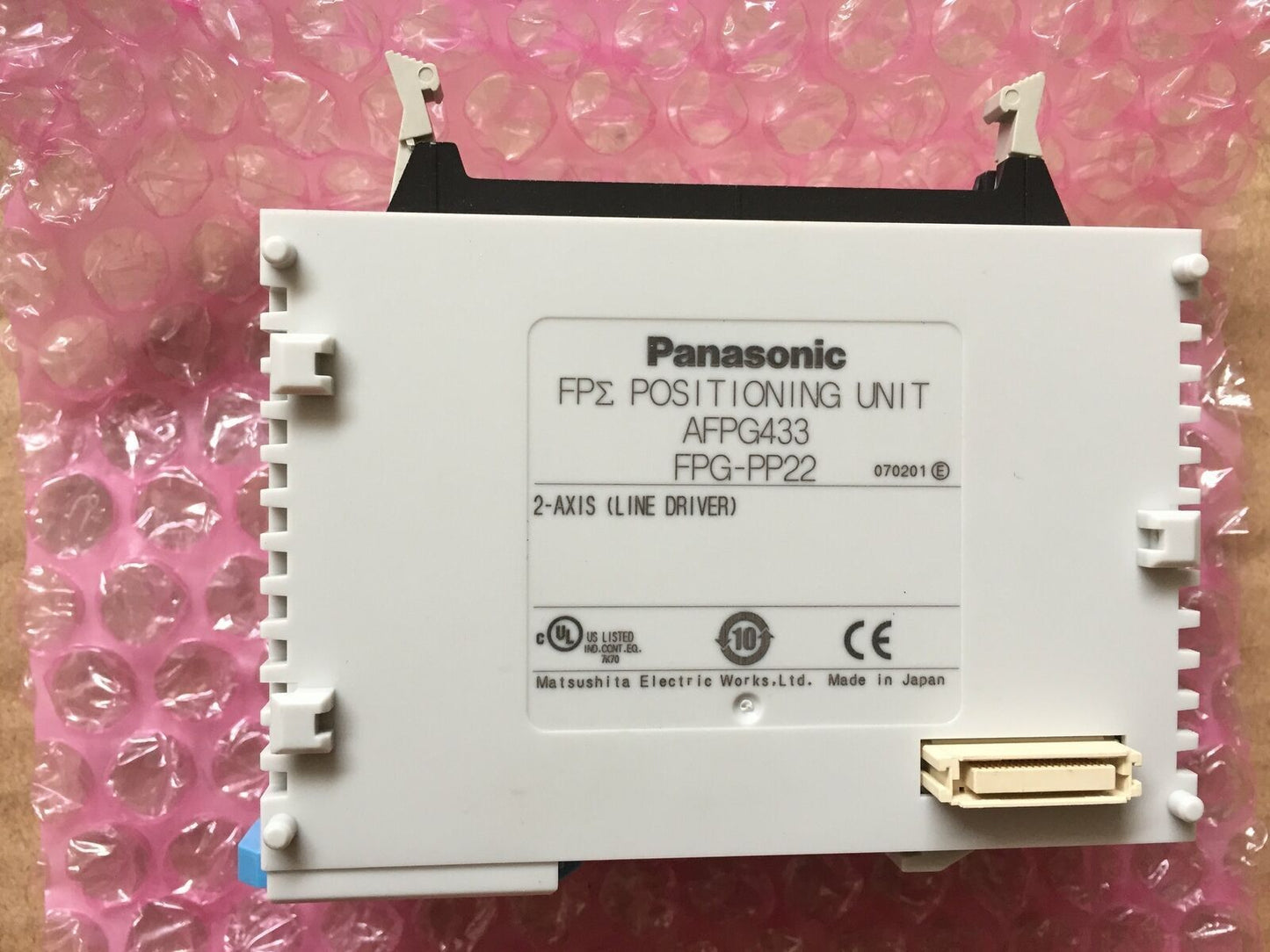 Panasonic Positioning Unit FPG-PP22 AFPG433 - PANASONIC