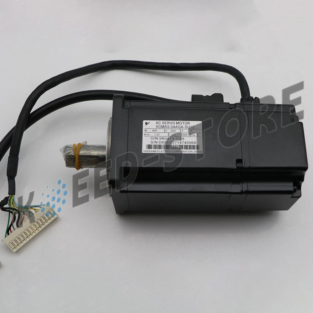 1PCS YASKAWA AC SERVO MOTOR SGMAS-04AGA-SU12