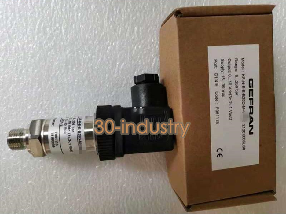 Gefran KS-N-E-Z-B25D-M-V-530 Pressure Sensor - 1PCS New - GEFRAN