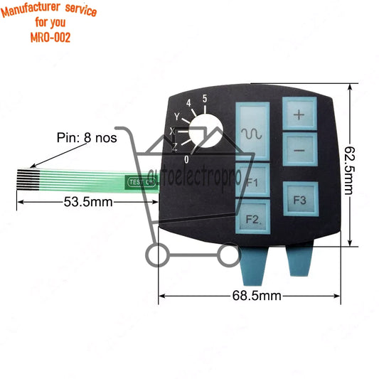 6FX2007-1AD01 Membrance Keypad for 6FX20071AD01 Switch Keyboard