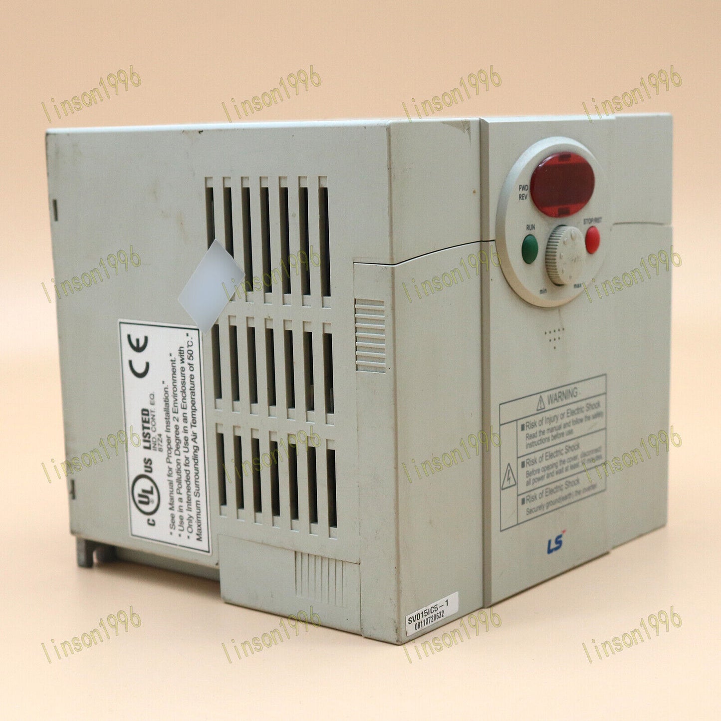 used One LS SV015iC5-1 220V 1.5KW Inverter - ONE