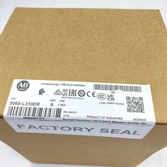 Sealed 5069-L310ER Allen-Bradley SER CompactLogix Controller 1MB - ALLEN-BRADLEY