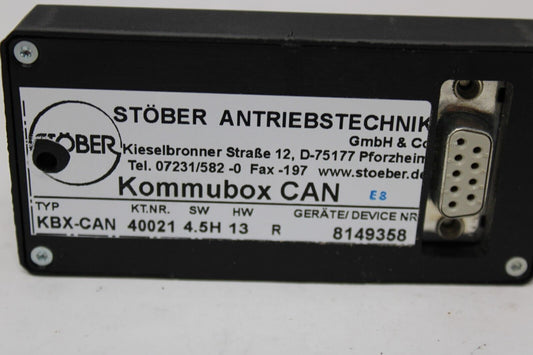 used Stober KBX-CAN & 40 021 CAN Commubox - STOBER