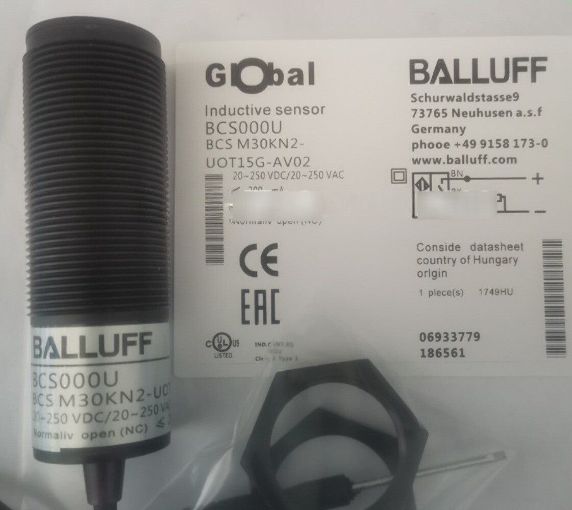 1PCS FOR BALLUFF Capacitive sensor BCS000U BCS M30KN2-UOT15G-AV02